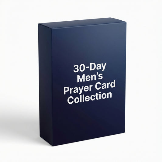 30-Day Men's Prayer Card Collection